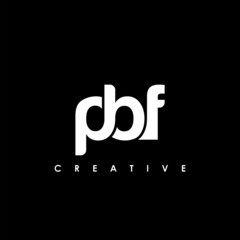 PBF Letter Initial Logo Design Template Vector Illustration