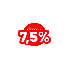 HOT PROMO DISCOUNT 7.5% LOGO DESIGN