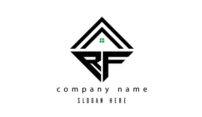 RF creative real estate latter logo
