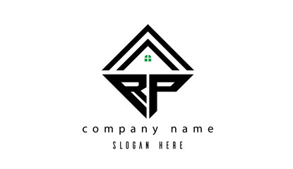 RP creative real estate latter logo