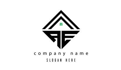 AE creative real estate latter logo