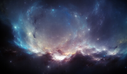 Obraz na płótnie Canvas Cradle Nebula - Fiction - Original - 13k resolution