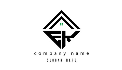 EK creative real estate latter logo