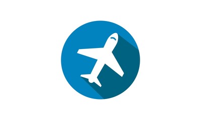 flight plane symbol vector © artidea