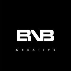 BNB Letter Initial Logo Design Template Vector Illustration