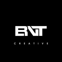 BNT Letter Initial Logo Design Template Vector Illustration
