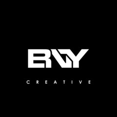 BNY Letter Initial Logo Design Template Vector Illustration
