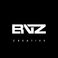 BNZ Letter Initial Logo Design Template Vector Illustration