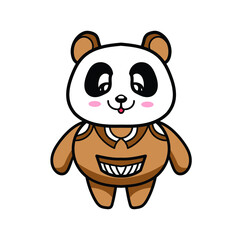 263. Cute Panda bear illustration