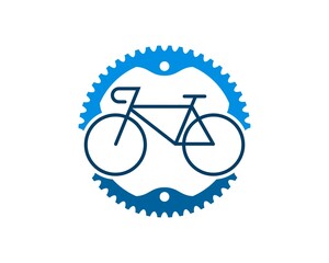 Bicycle gear with sports bicycle inside