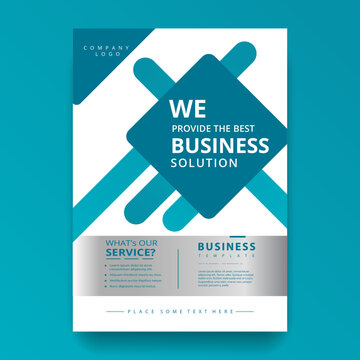 Corporate business consultant agency marketing flyer template