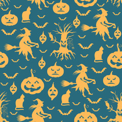 Halloween pattern seamless