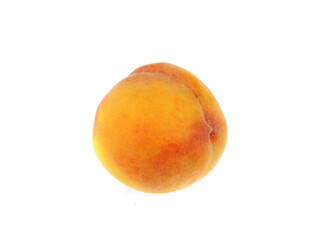 peach isolated on white background