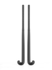 Blank hook hockey stick template mock up, 3d render illustration.