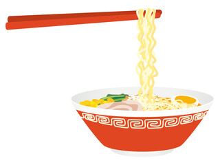 ラーメンのイラスト