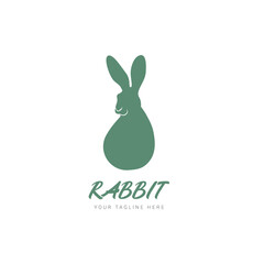 Rabbit vector logo for company and bussines
