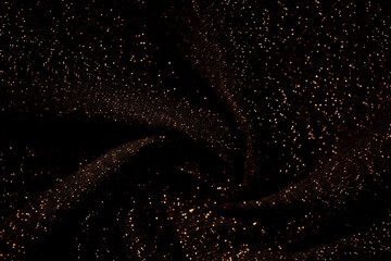 lights and glare on black flicker, black background