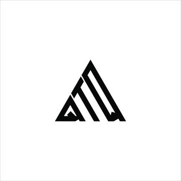 QTQ letter logo creative design. QTQ unique design

