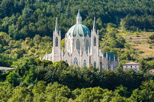 Basilica santuario di Maria Santissima Addolorata, is a modern-day sanctuary located in the Matese park, near Isernia