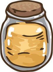 Apple Jam or Honey in a Jar
