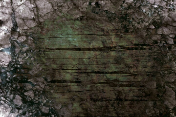 textures of unique stones and wood