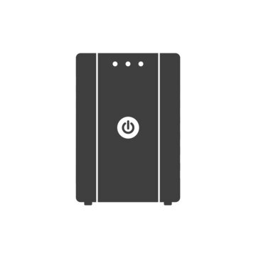 Uninterruptible Power Supply Vector Design Icon