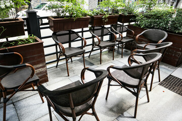 tables and chairs