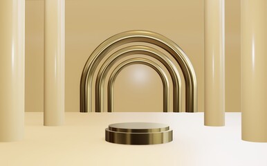 Minimal Product Presentation 3D Mockup Background