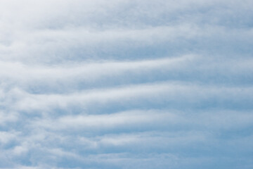 Cirrus clouds in the sky.