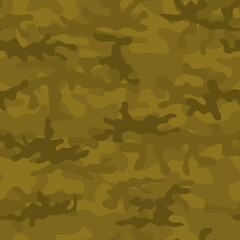 Seamless camouflage pattern. Hunting print for clothing. Vector graphics. Pattern.