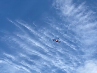 helicopter in flight