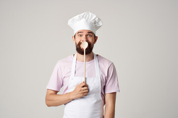male chef professional job cooking service