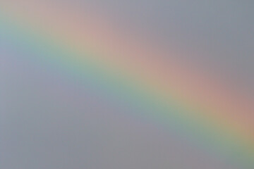 beautiful rainbow after the rain