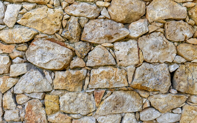 random cut stone wall, seamless natural background