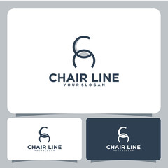 Chair furniture logo design inspiration