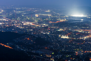 北九州市皿倉山の夜景（新日本三大夜景）