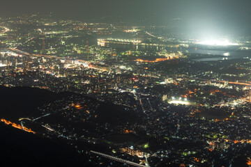 北九州市皿倉山の夜景（新日本三大夜景）