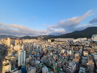 Obraz premium 오후 도시