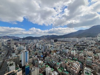 Obraz premium 오후 도시