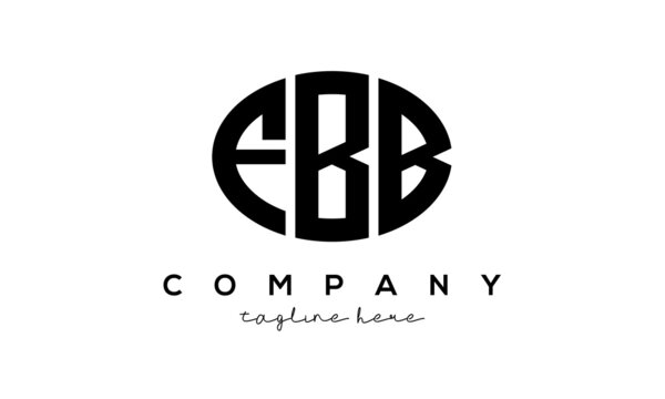 FBB three Letters creative circle logo design