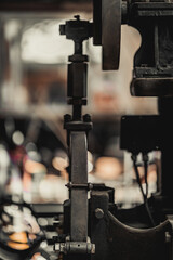 printing press in a factory