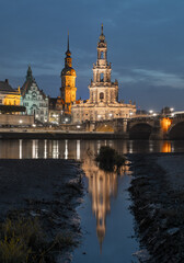 Fototapeta na wymiar Night Dresden 