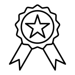 Quality Vector Outline Icon Isolated On White Background