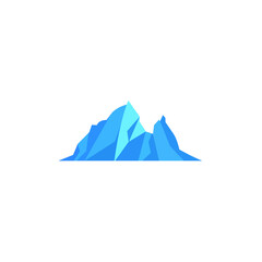 abstract modern mountain logo symbol