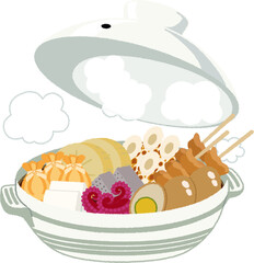 おでんのイラスト 