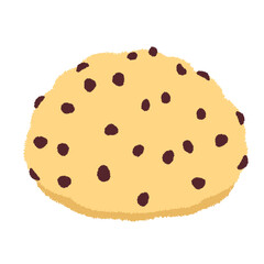 チョコチップメロンパンのイラスト