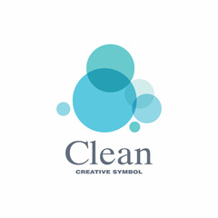 cleaning clean service logo icon vector template