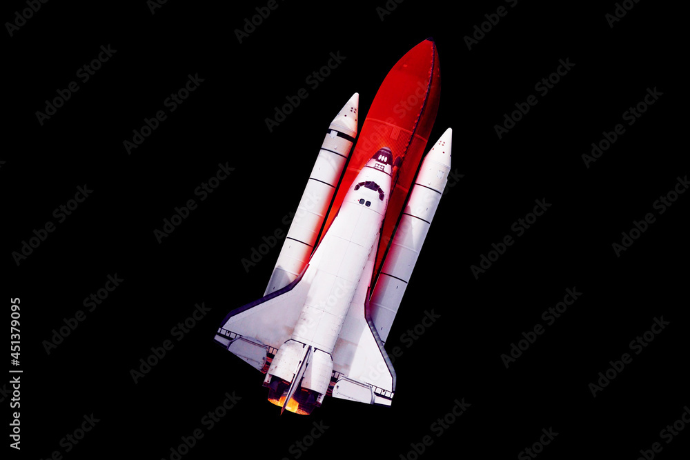 Wall mural rocket launch - elements of this image furnished by nasa