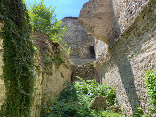 Castle fortress Ruzica grad or Utvrda Ruzica grad ili Tvrdjava Ružica grad, Duzluk - Orahovica, Croatia (Slavonija, Hrvatska)