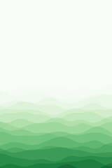 Obraz premium Cover page template. Page template with soft curves in green colors. Can be used as banner, flyer, poster, business card, brochure. Stylish vector illustration.